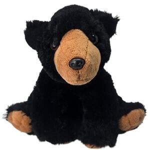 Wild Republic Black Bear‎ Cuddlekins Stuffed Animal Plush Toy 12" Realistic Zoo